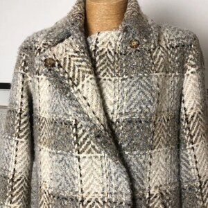 GERARD DAREL SIANA PRINTED COAT IN BEIGE Size 38 Siana Printed Coat-Women